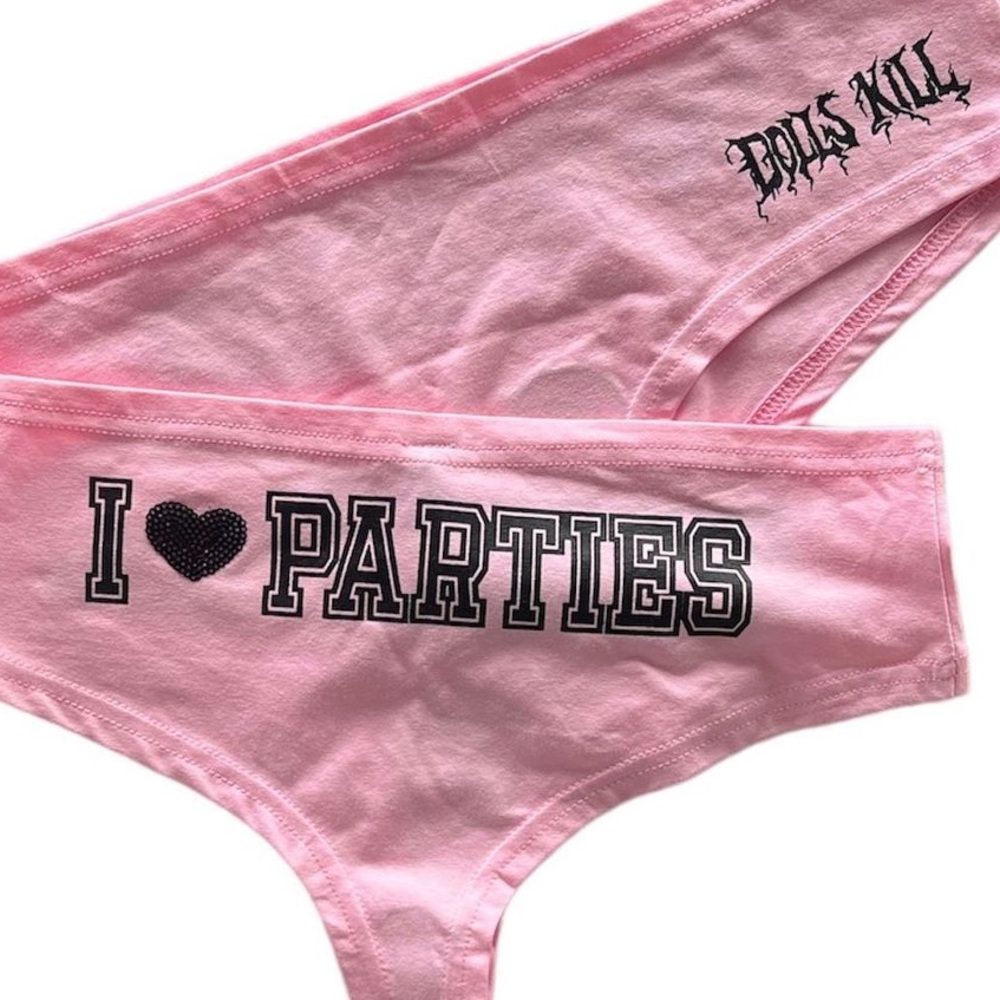 ✨ UNRELEASED - NWT - Dolls Kill I 🩷 Parties Panties!